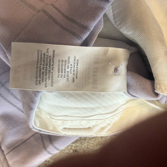 Sunday Best 0 EUC wool blend Lavender Checkered Cargo Pants wide leg/flare - Picture 11 of 13